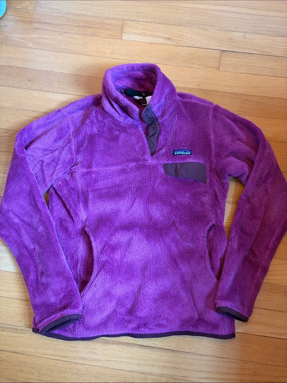 Patagonia Synchilla Magenta Fleece Snap Pullover